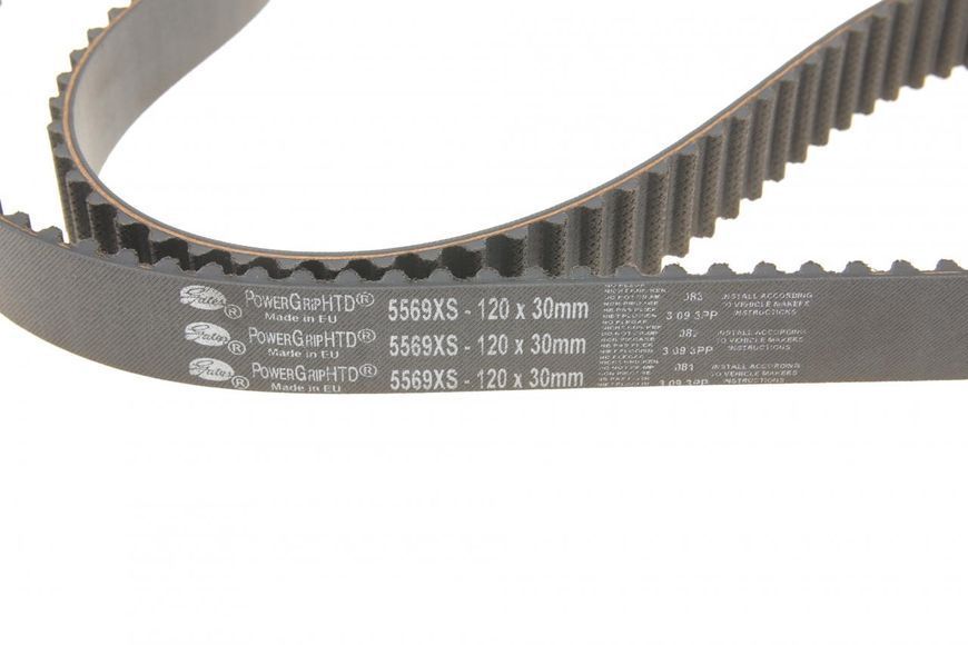 K 055569 XS GATES Комплект ГРМ VW T5 1.9 TDI/Caddy III 1.9 TDI/2.0 SDI/TDI 2004- (ремінь/2 ролика) K 055569 XS фото