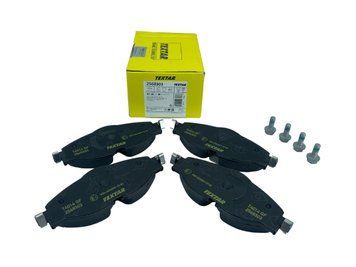 2568303 TEXTAR Колодки гальмівні передні Audi A3 / Q3 2018- / Skoda Octavia / VW Golf VII / Caddy III / Passat 2012- 2568303 фото