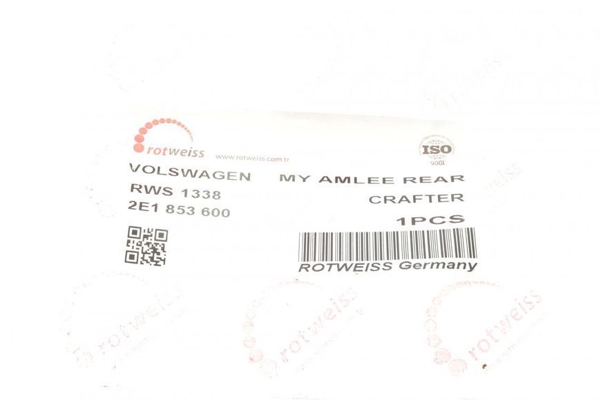 RWS 1338 ROTWEISS Емблема задніх дверей VW Crafter 2006- RWS 1338 фото
