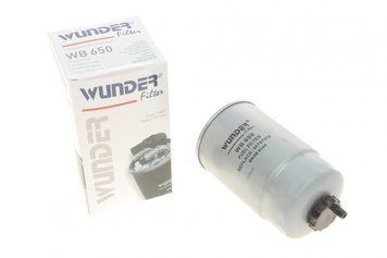 WB 650 WUNDER FILTER Фільтр паливний Fiat Doblo / Ducato / Peugeot Boxer 1.9 - 2.0 - 2.2 - 2.8 JTD / HDI 2001- WB 650 фото