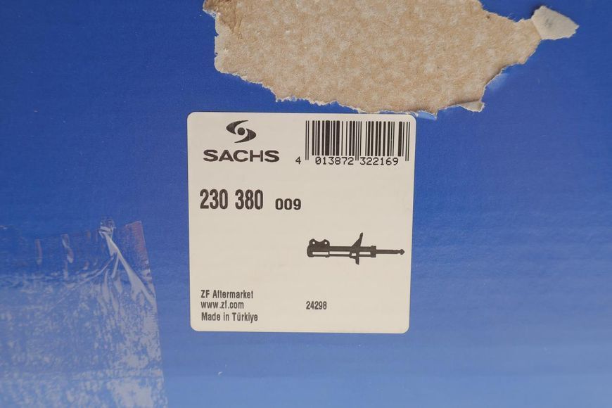 230 380 SACHS Стійка передня Renault Kangoo 1997 - 2008 230 380 фото