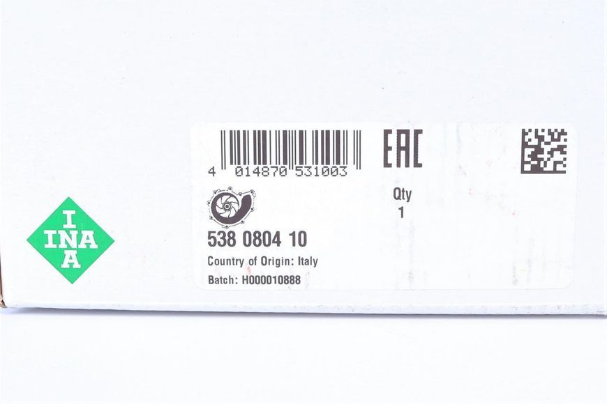 538 0804 10 INA Водяна помпа MB W447 - W212 - W166 - W221 (OM 651) 2008- (керована вакуумом) 538 0804 10 фото