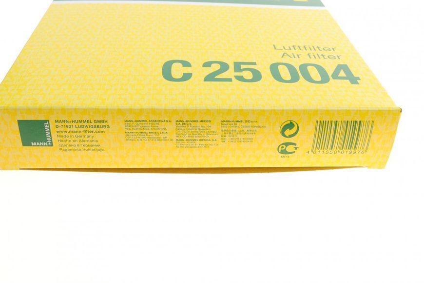 C 25 004 MANN-FILTER Фільтр повітряний MB ML/GL W164/W211/W212/W221 (OM 642) L C 25 004 фото