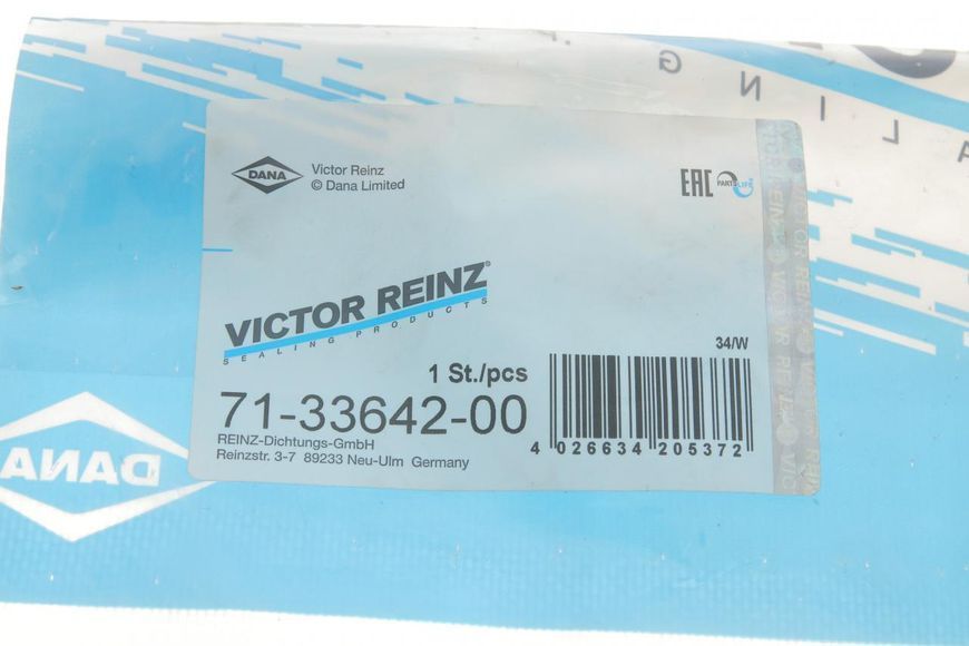 71-33642-00 VICTOR REINZ Прокладка піддону Renault Master / Trafic / Opel Movano / Vivaro 2.2 - 2.5 DCI / DTI 2000- 71-33642-00 фото