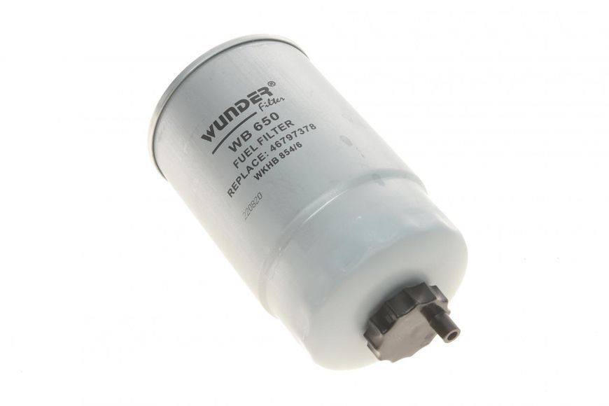 WB 650 WUNDER FILTER Фільтр паливний Fiat Doblo / Ducato / Peugeot Boxer 1.9 - 2.0 - 2.2 - 2.8 JTD / HDI 2001- WB 650 фото