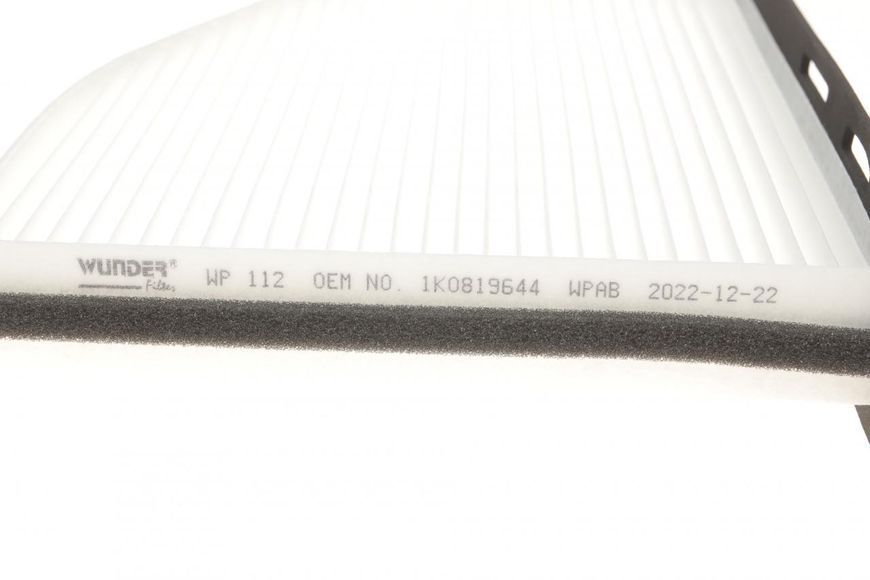 WP 112 WUNDER FILTER Фільтр салону VW Caddy III / Touran / Passat / Golf V / VI 2004- WP 112 фото