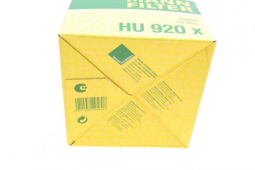 HU 920 X MANN-FILTER Фільтр масляний Ford Transit V-184 2.0 - 2.4 DI/TDI 2000- HU 920 X фото