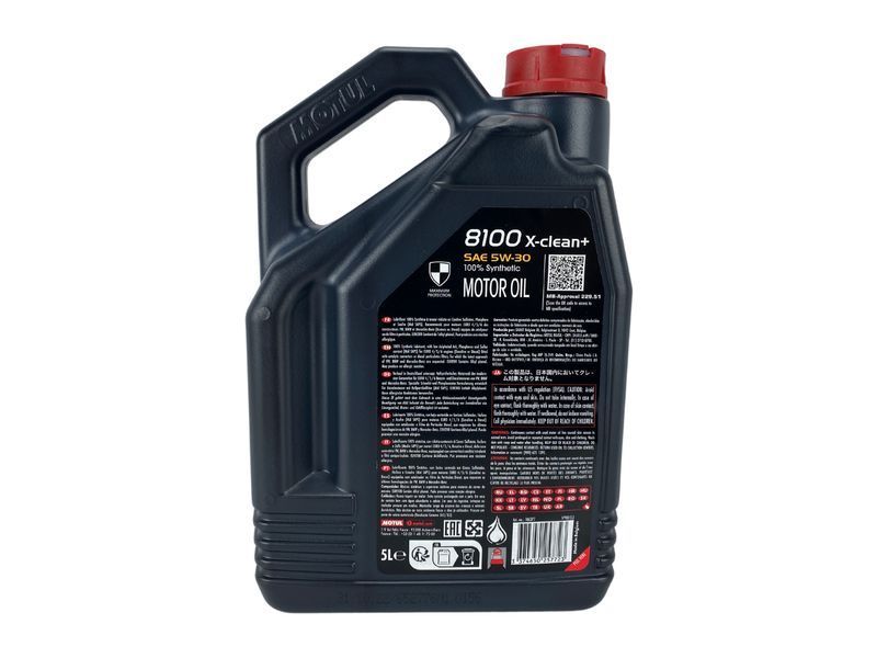 106377 MOTUL Олія моторна MB Sprinter 906/VW Crafter/T5 5W30 X-clean+ 8100 (MB 229.51/VW 504.00/507.00) 5 л. 106377 фото