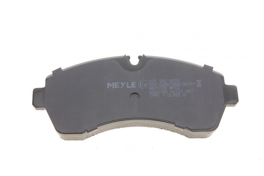025 292 0020 MEYLE Колодки гальмівні передні MB Sprinter 906 / 907 / VW Crafter 2006- (спарка) 025 292 0020 фото