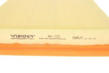 WH 726 WUNDER FILTER Фільтр повітряний MB Vito 639 (OM 646 - 651) 2003- WH 726 фото