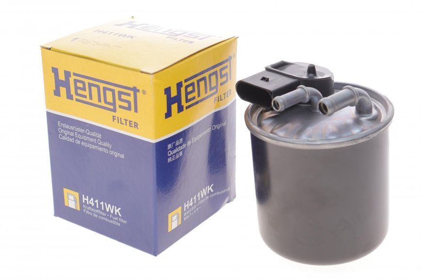 H411WK HENGST FILTER Фільтр паливний MB Sprinter 906 (OM 651 - 642) 2010- / Vito 447 2014- (з датчиком) H411WK фото