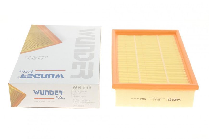 WH 555 WUNDER FILTER Фільтр повітряний Ford Transit V-184 2.0 - 2.4 DI/TDCI 2000-/ V-347 2.4 TDCI WH 555 фото