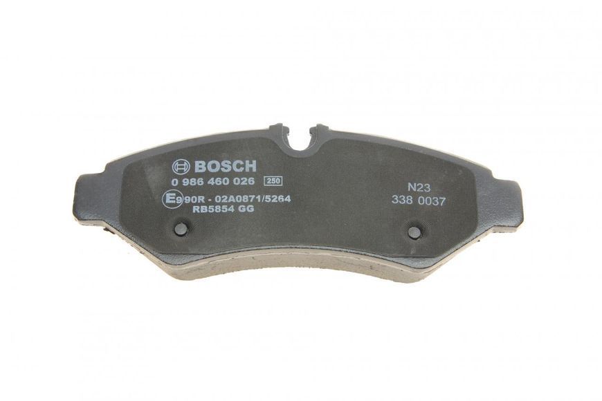 0 986 460 026 BOSCH Колодки гальмівні задні MB Sprinter 907 / 910 2018- 0 986 460 026 фото