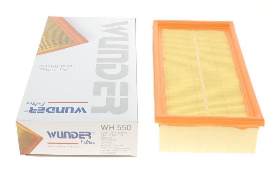 WH 550 WUNDER FILTER Фільтр повітряний Ford Transit 2.5 D 1994- WH 550 фото