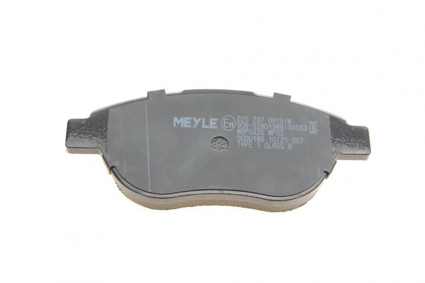 025 237 0919/W MEYLE Колодки гальмівні передні Fiat Doblo 2010- / Opel Combo 2012- (з датчиками) 025 237 0919/W фото