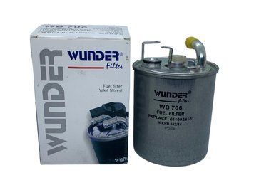 WB 706 WUNDER FILTER Фільтр паливний MB Sprinter 901 - 904 / Vito 638 CDI (OM 611 - 612) (з підігрівом) WB 706 фото
