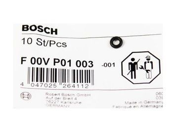 F 00V P01 003 BOSCH Ущільнювальне кільце штуцера обратки форсунки MB Sprinter 901 - 906 / Vito 638 - 639 (OM 611 - 612 - 646 - 642 - 651) F 00V P01 003 фото