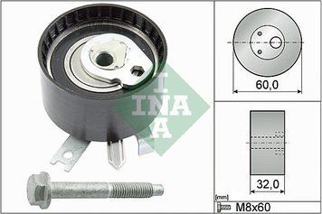 531 0547 10 INA Натяжний ролик Renault Kangoo 1.5 DCI 2001- 531 0547 10 фото