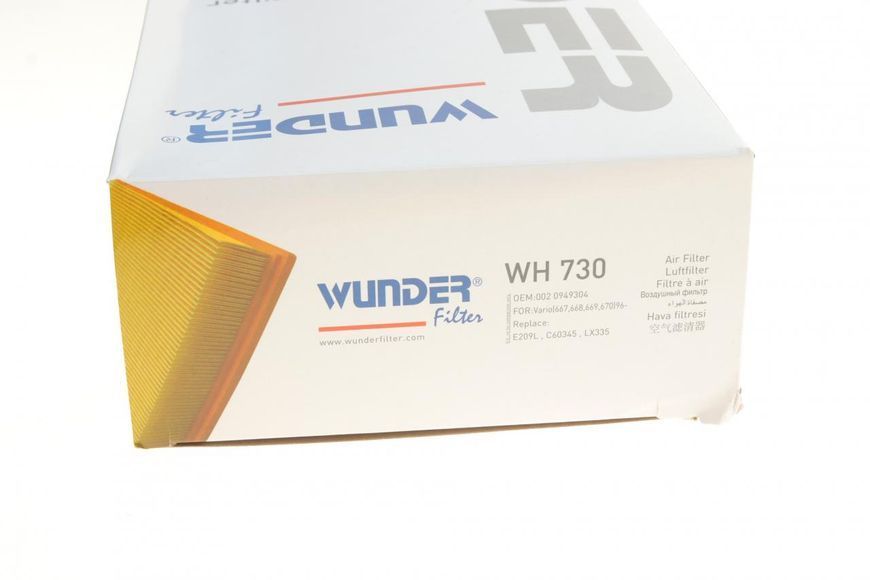 WH 730 WUNDER FILTER Фільтр повітряний MB Vario (OM 904) (високий) WH 730 фото