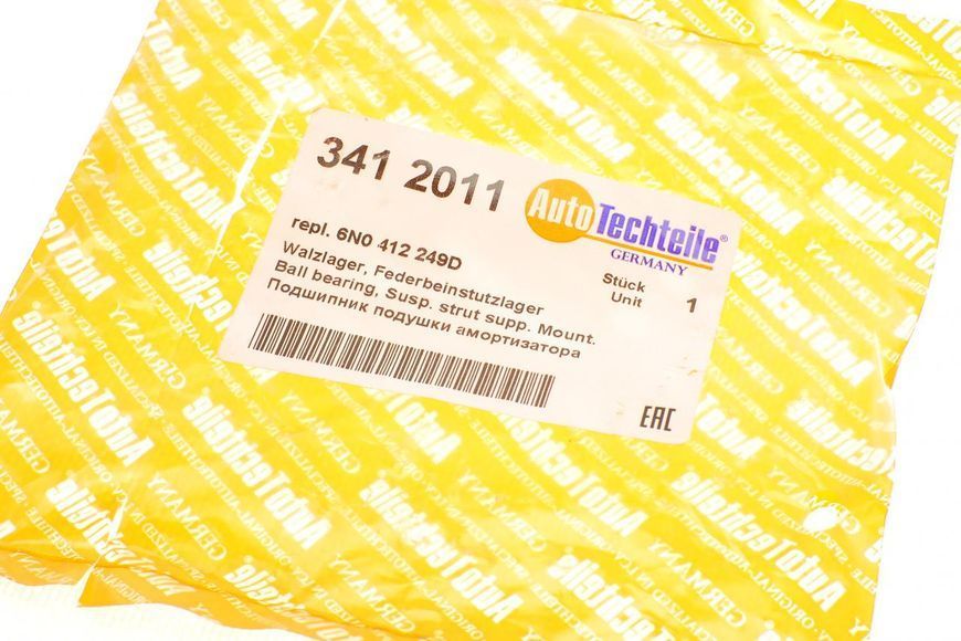 341 2011 AUTO TECHTEILE Підшипник подушки передньої стійки VW Caddy III 2004- 341 2011 фото