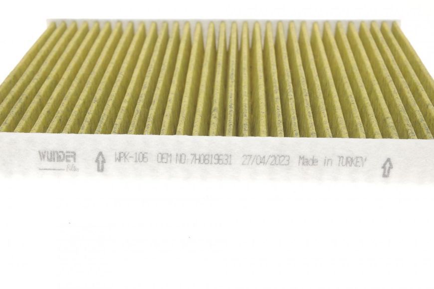 WPK 106 WUNDER FILTER Фільтр салону VW T5 / Touareg / Amarok (вугільний) WPK 106 фото