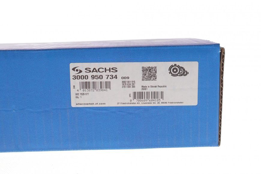 3000 950 734 SACHS Комплект зчеплення VW Caddy III - IV 1.6 - 2.0 TDI (55 - 75 кВт) 2010 - (+ вижимний) 3000 950 734 фото
