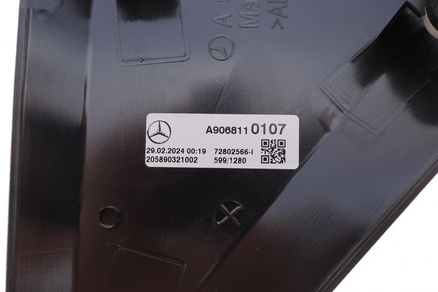 A 906 811 01 07 MERCEDES-BENZ Кутник дзеркала заднього виду MB Sprinter 906 2006-R A 906 811 01 07 фото