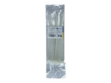 DAW 0250250 DEKSAUTO Хомут нейлоновий (білий) (3x250) DAW 0250250 фото