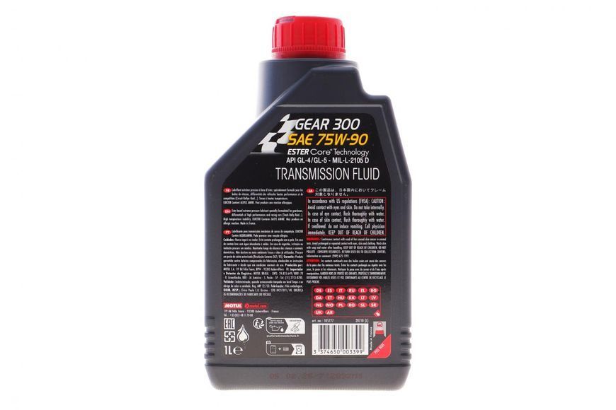 317101 MOTUL Олива в міст (75W90) (API GL-4/GL-5) 1 л. (синтетичне) 317101 фото