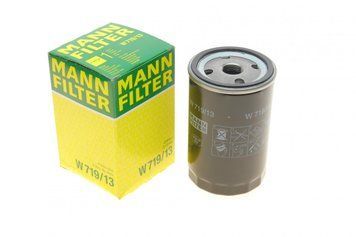 W 719/13 MANN-FILTER Фільтр масляний MB W124/W201 (OM 102 - 103) W 719/13 фото