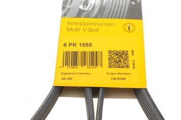 6 PK 1555 CONTITECH Ремінь струмковий VW T5 2.0 TDI / BiTDI 2009- 6 PK 1555 фото