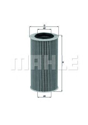 OX 379 D MAHLE Фільтр масляний VW / Audi / Skoda 2.0 - 2.5 TFSI OX 379 D фото