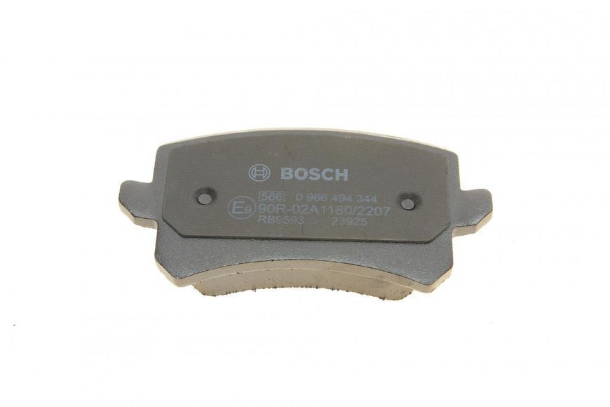 0 986 494 344 BOSCH Колодки гальмівні задні VW Caddy III 2004- 0 986 494 344 фото
