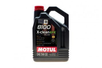814051 MOTUL Олива моторна MB Sprinter 906/VW Crafter/T5 5W30 X-clean EFE 8100 (MB 229.52/VW 504.00) 5 л. 814051 фото