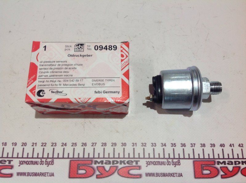 09489 FEBI BILSTEIN Датчик тиску мастила MB 609 - 814 (OM 354 - 364 - 366) 09489 фото