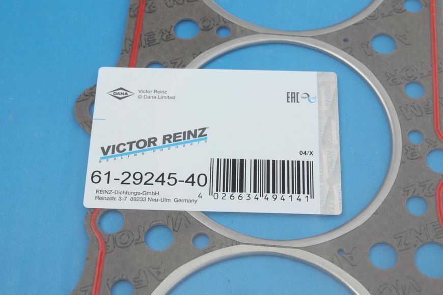 61-29245-40 VICTOR REINZ Прокладка ГБЦ MB Sprinter 901 - 904 (312 - 412) / Vario 612 (OM 602) (ремонтна) 61-29245-40 фото