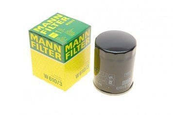 W 610/3 MANN-FILTER Фільтр масляний Fiat Doblo 1.2i - 1.4i 2000 - 2009 W 610/3 фото