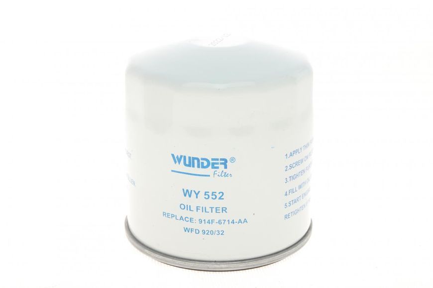 WY 552 WUNDER FILTER Фільтр масляний Ford Transit 1986-1999 / Transit Connect 1.8 TD / TDCI WY 552 фото