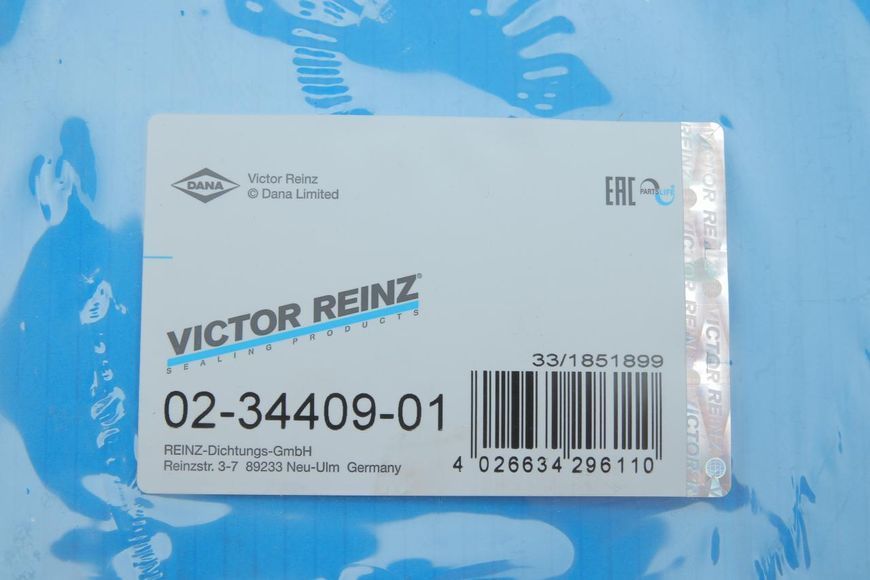 02-34409-01 VICTOR REINZ Комплект прокладок (верхні) Renault Master / Trafic / Kangoo / Opel Movano / Vivaro 1.9 DI / DTI / DCI 2000- 02-34409-01 фото